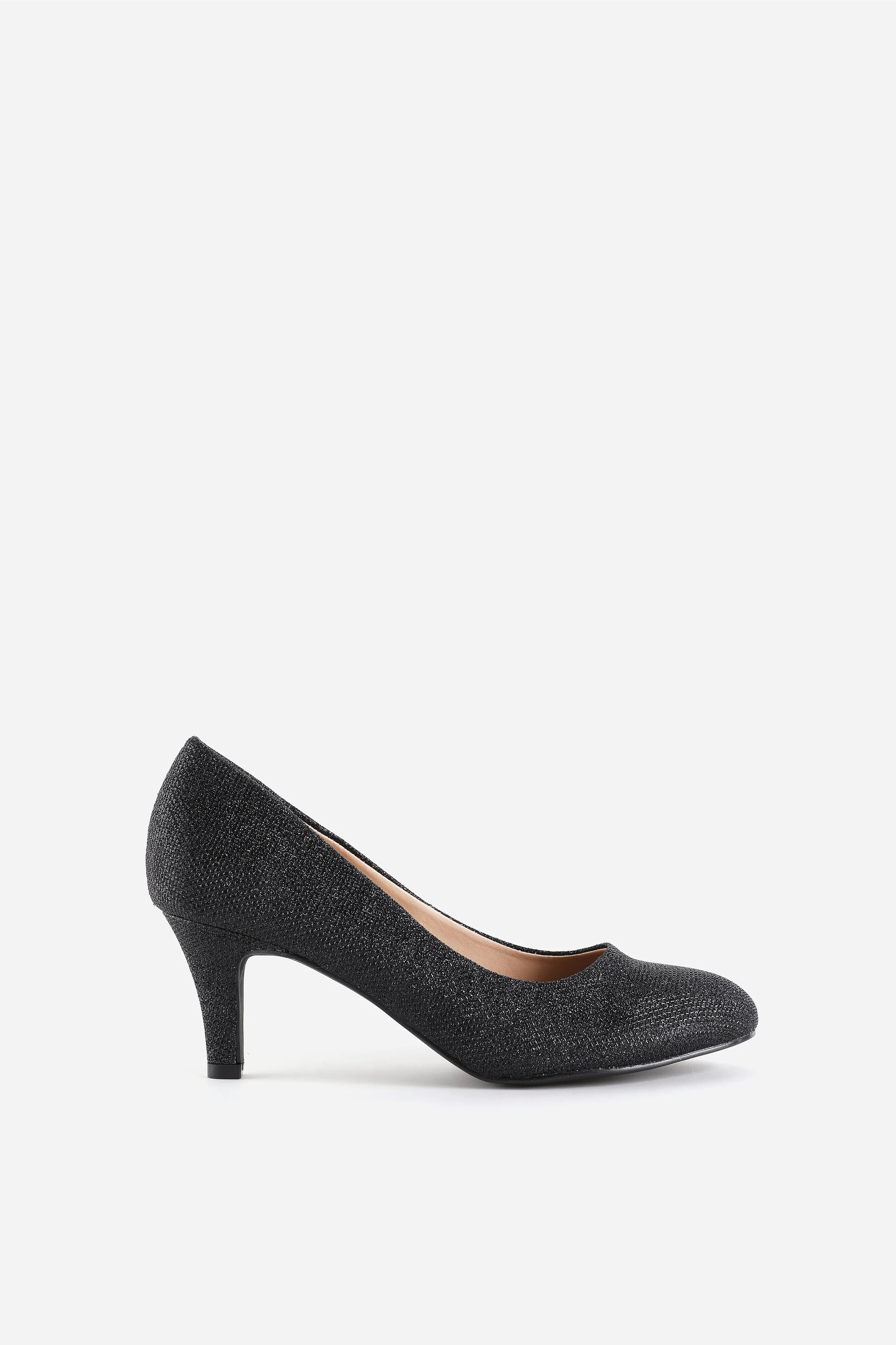 1920s Round Toe Retro High Heels