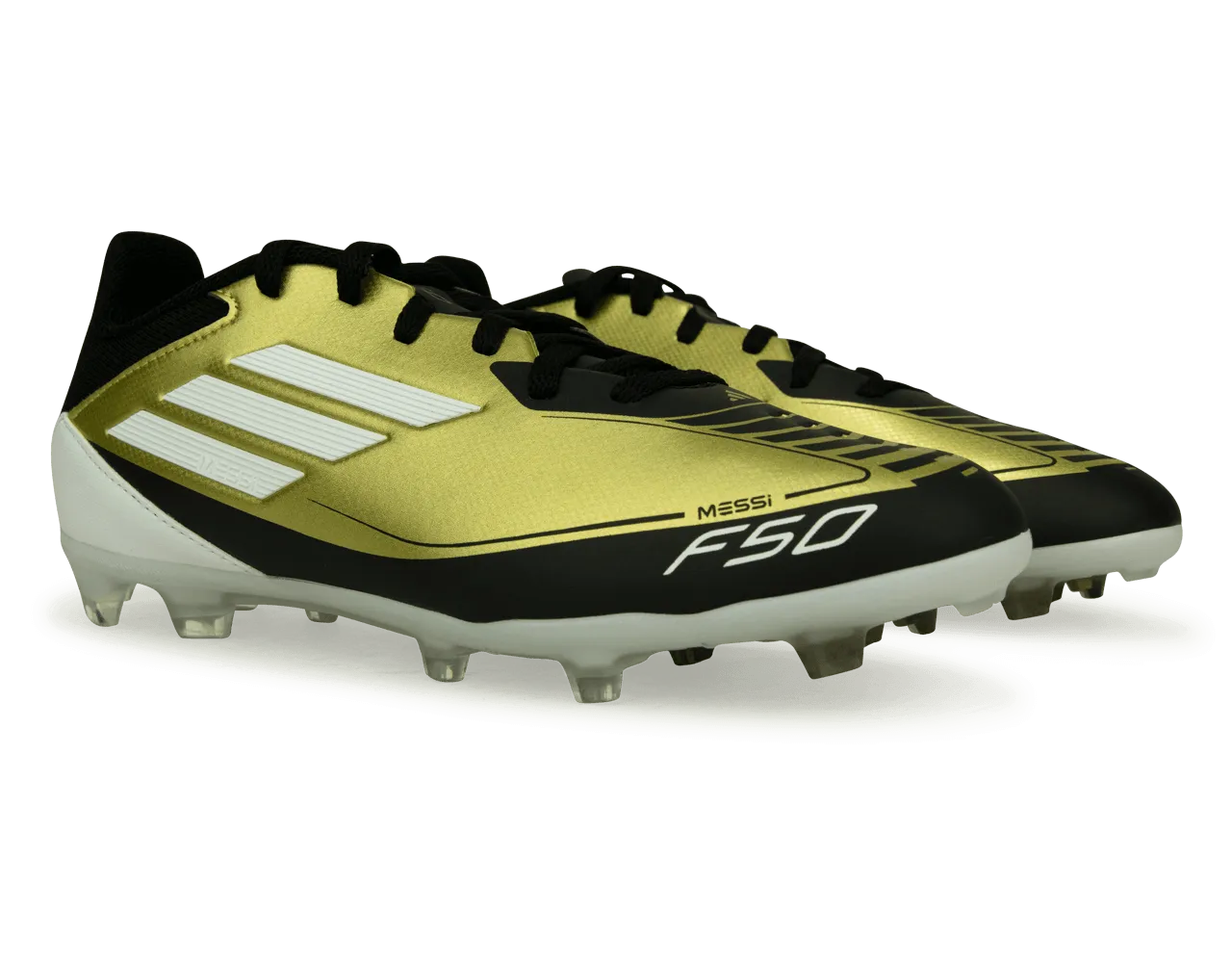 adidas Kids F50 League Messi FG/MG Gold/Black/White