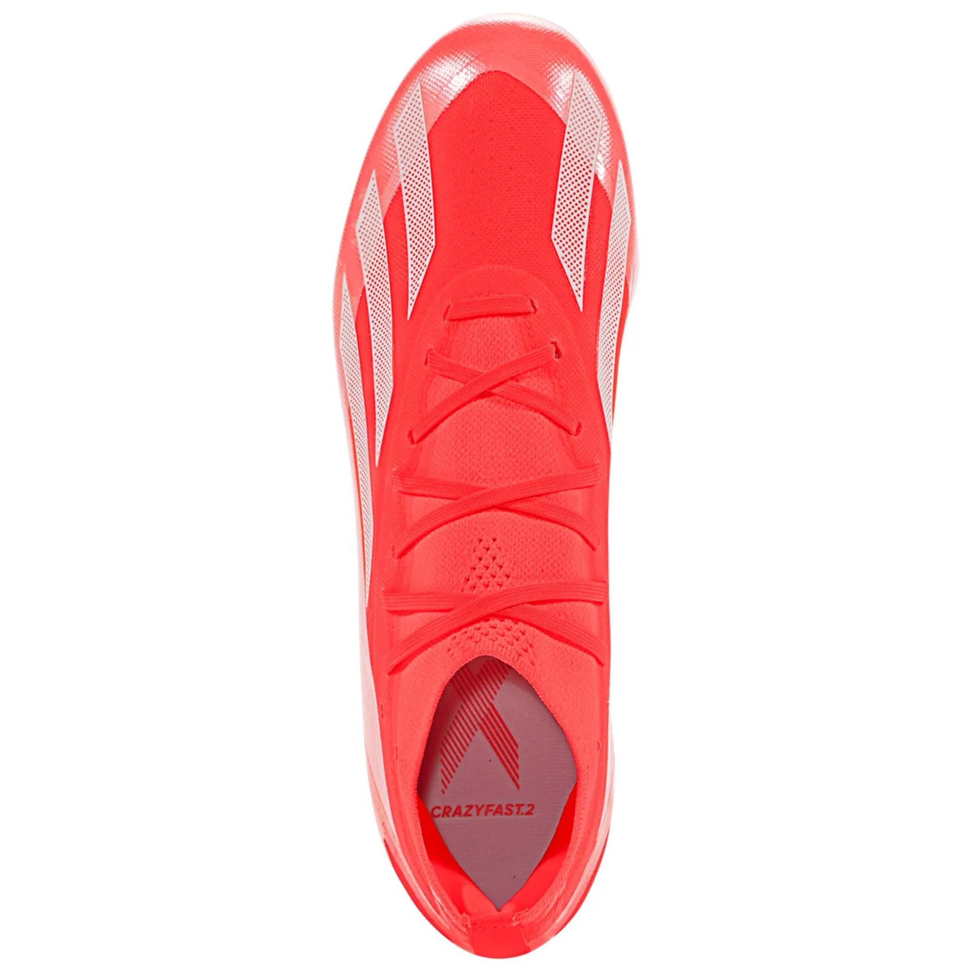 adidas X CrazyFast Pro FG Firm Ground Soccer Cleat - Solar Red/White/Solar Yellow