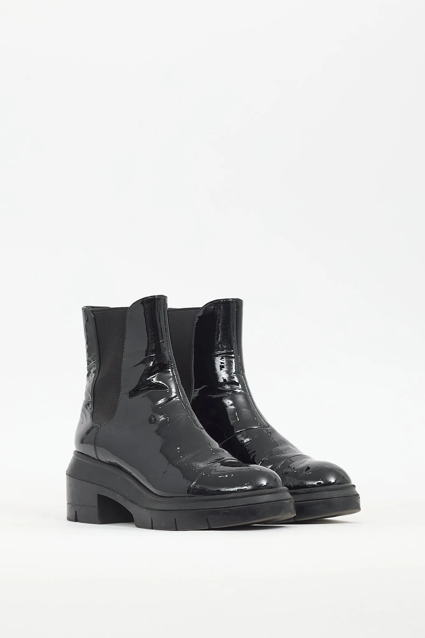 Black Patent Norah Chelsea Boot