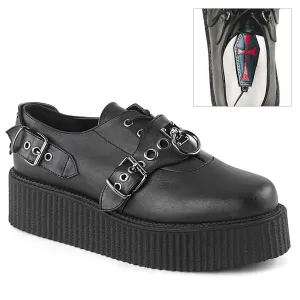 Creeper-508 Vegan Leather Oxford 2" Platform Creeper Shoe