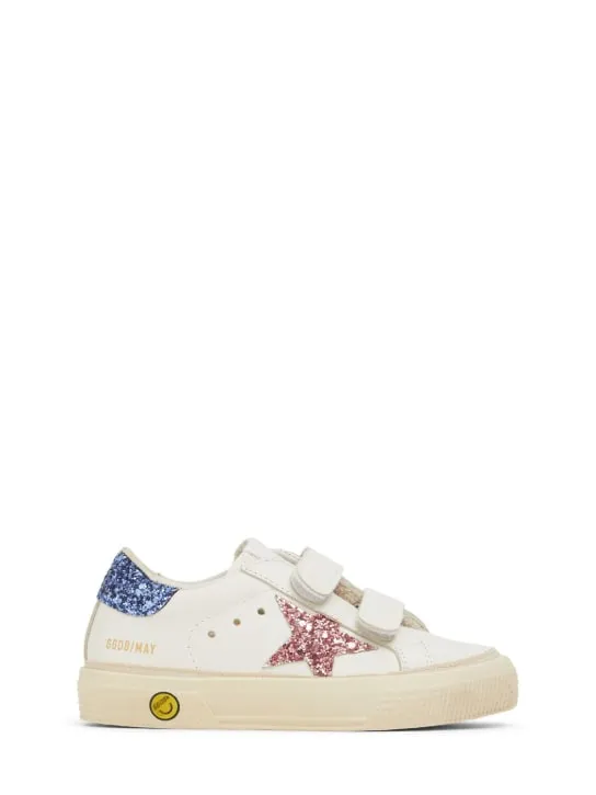 Golden Goose   May School glitter leather sneakers 