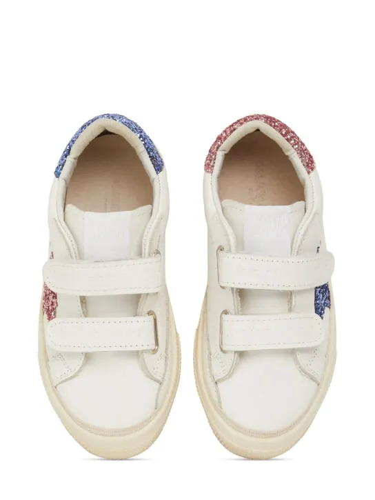 Golden Goose   May School glitter leather sneakers 