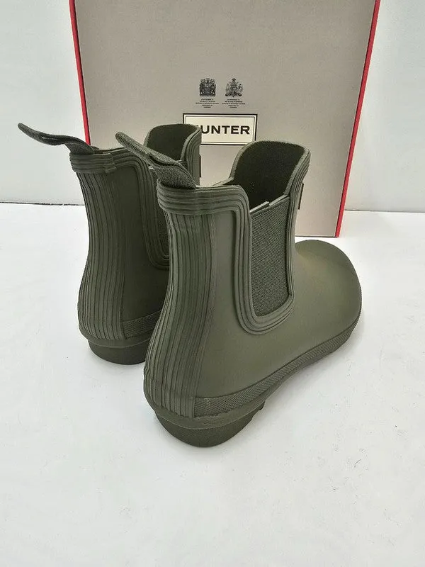Hunter Women's Original Chelsea Boots Olive Leaf WFS2078RMA OVL