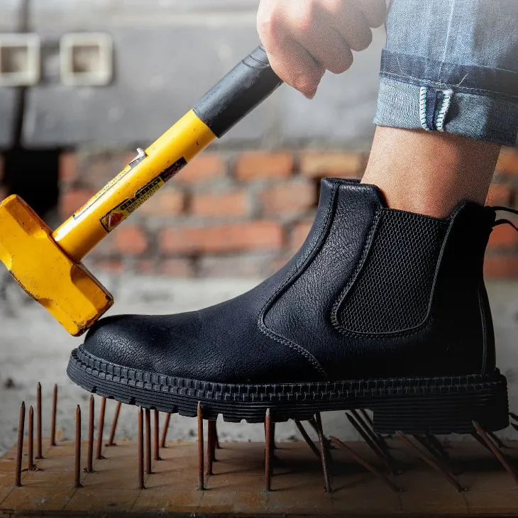 Indestructible Safety Work Boots Steel-Capped Toes & Anti-Puncture Soles
