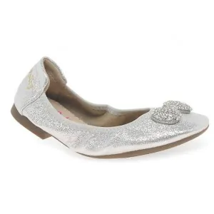 Lelly Kelly LK4102 Magiche Fiocco Girls Silver Shoes