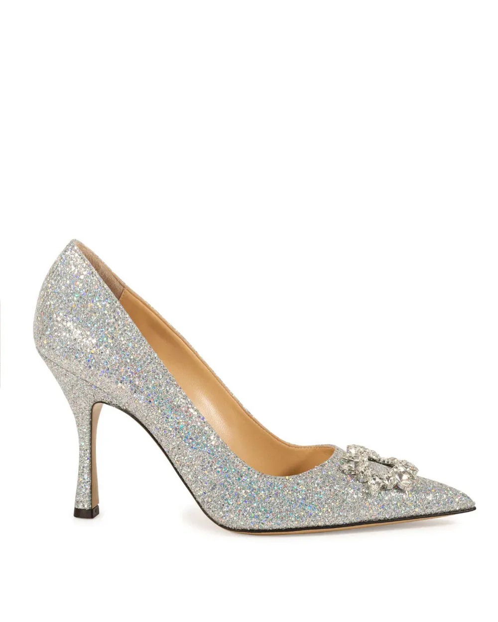 Lirum Glitter 90 Pumps in Silver