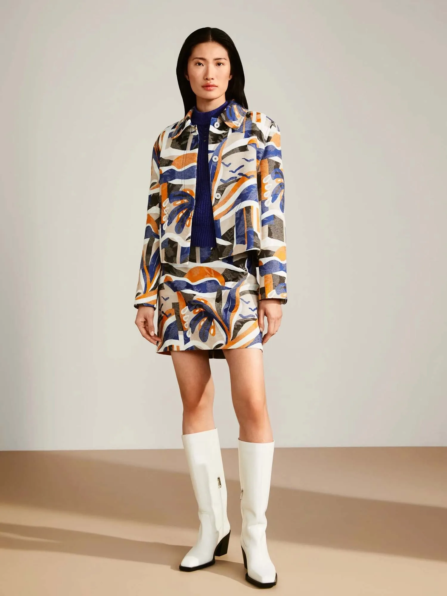 Marc Cain Arty Patterned Jacket