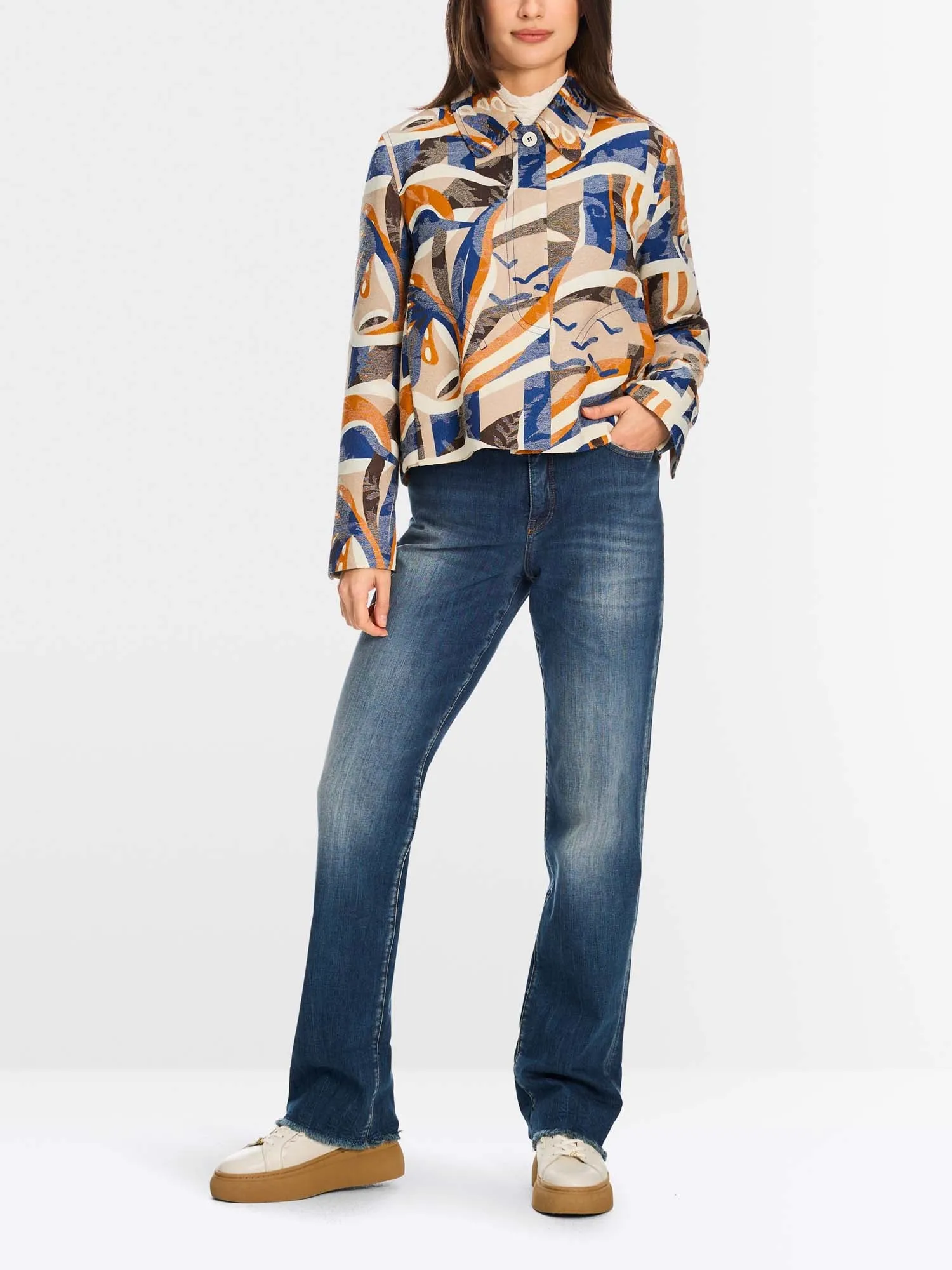 Marc Cain Arty Patterned Jacket