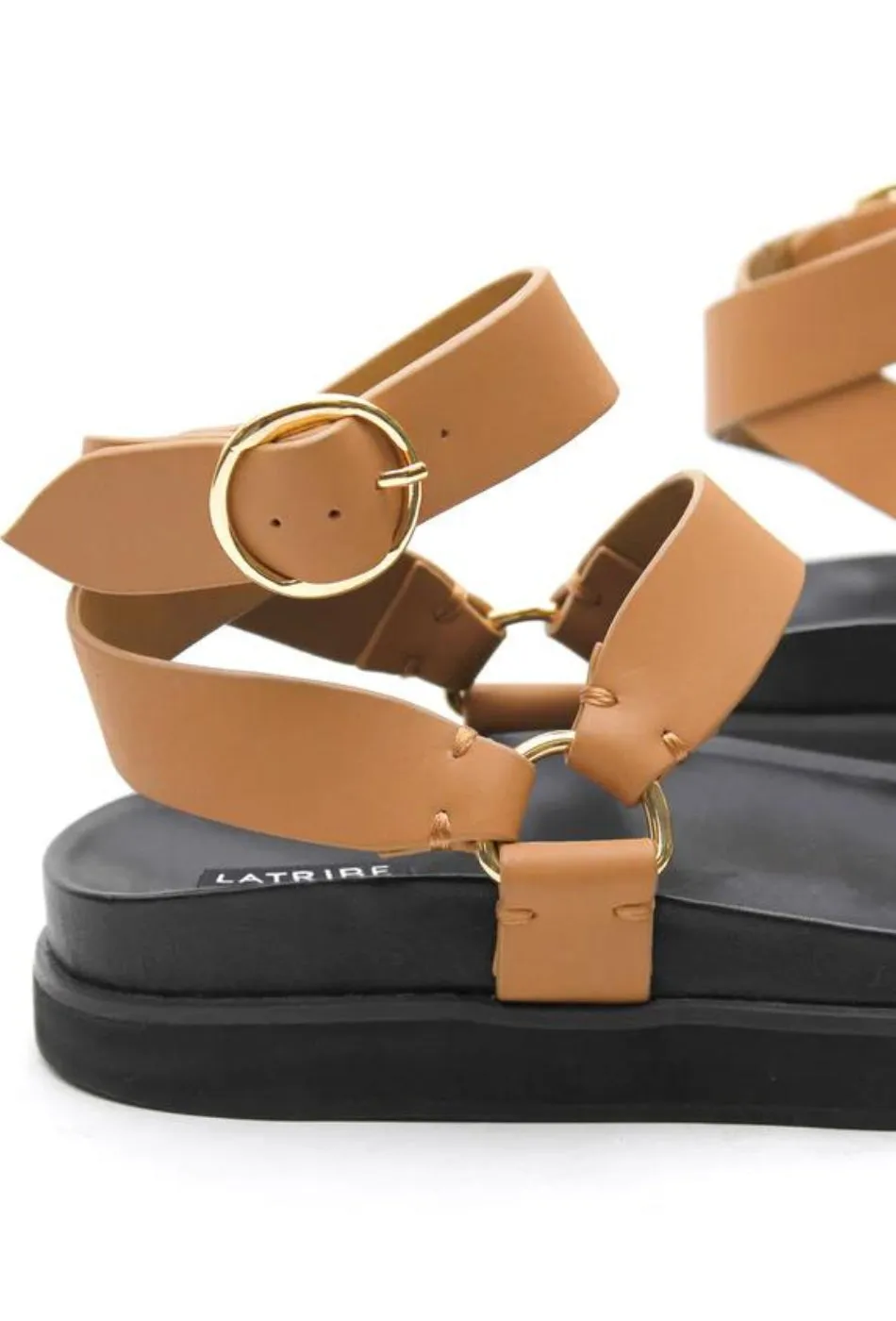 Platform Sandal - Light Tan