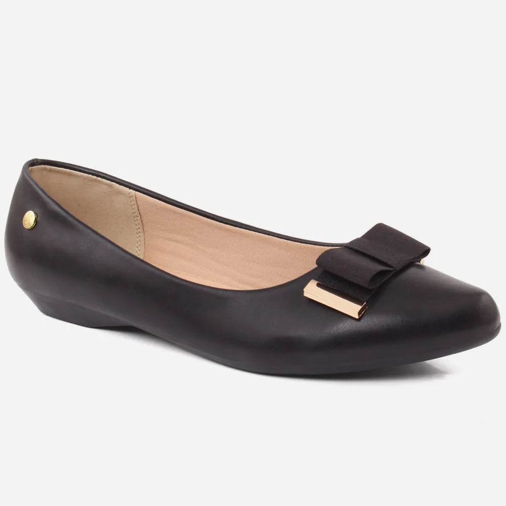 Women "JANA" Pointed Toe Flat Heel Ballerina Shoes